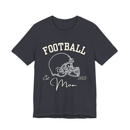 Football Mom Unisex Tee, Sports Fan Shirt, Gift for Moms, Casual Wear, Football Season Apparel, Family Game Day Top