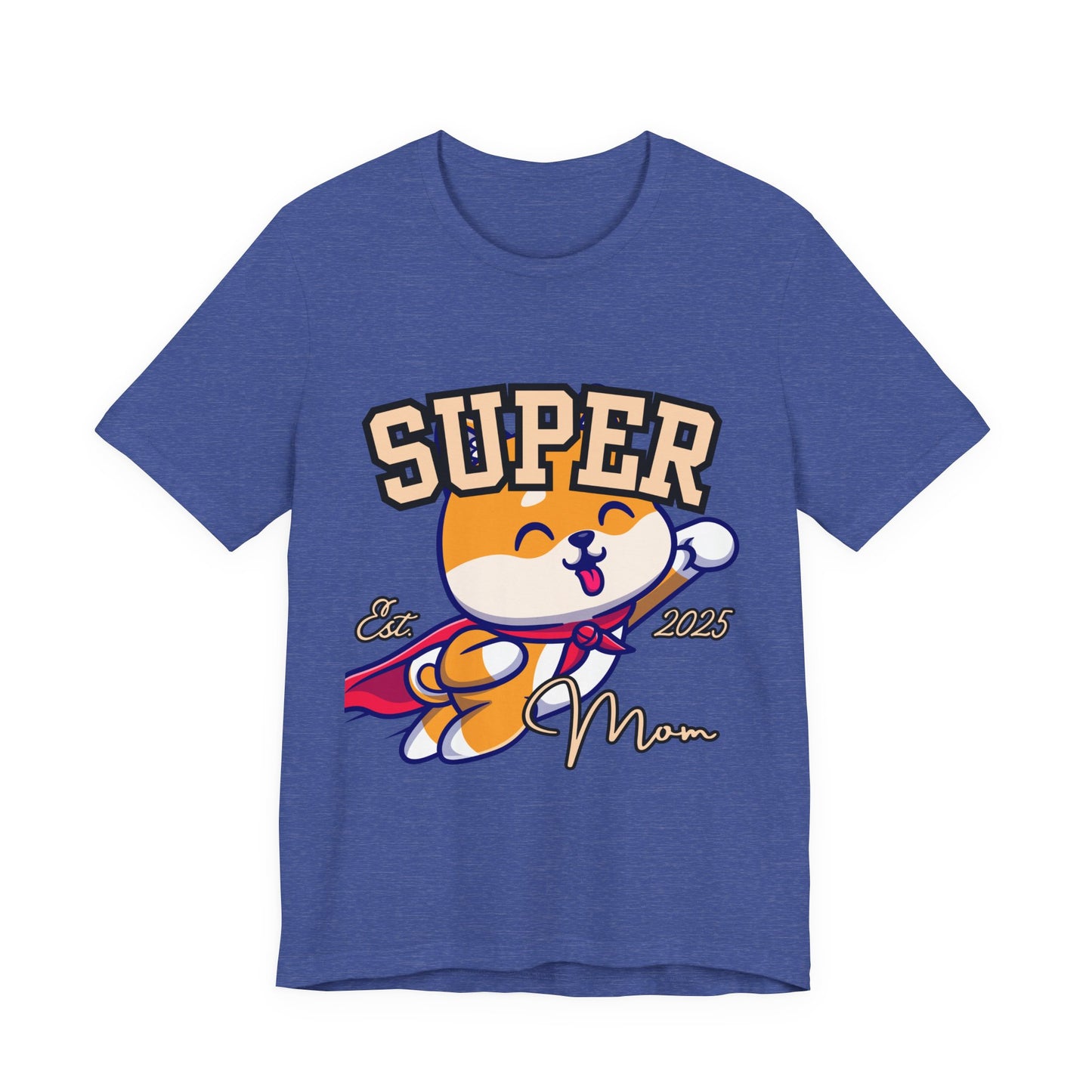 Super Hero Mom Tee, Cute Cat T-Shirt, Gift for Cat Lovers, Casual Wear, Fun Unisex Shirt, Birthday Celebration Tee