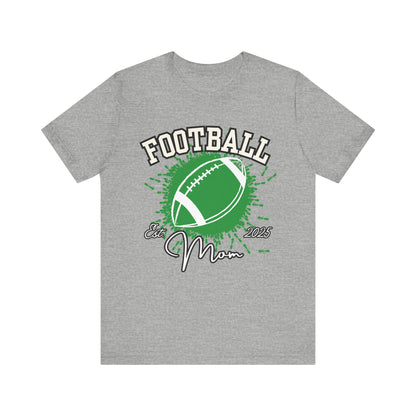 Football Mom Tee, Unisex Short Sleeve T-Shirt, Perfect Gift for Sports Moms, Game Day Apparel, Casual Weekend Wear
