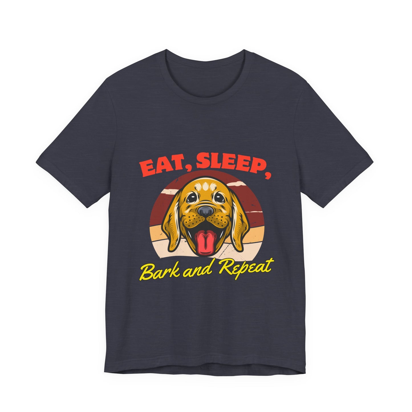 Dog Lover's Eat, Sleep, Bark Tee | Funny Pet T-Shirt, Gift for Dog Owners, Cute Canine Apparel, Dog Mom Shirt, Animal Lover Tops