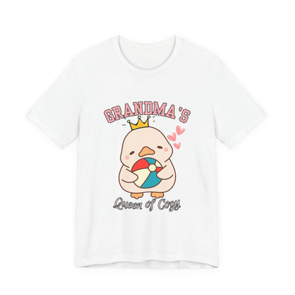 Grandma's Queen of Corgis Tee, Cute Pet Lovers Shirt, Gift for Dog Moms, Unique Grandma Gift, Casual T-Shirt, Fun Animal Tee