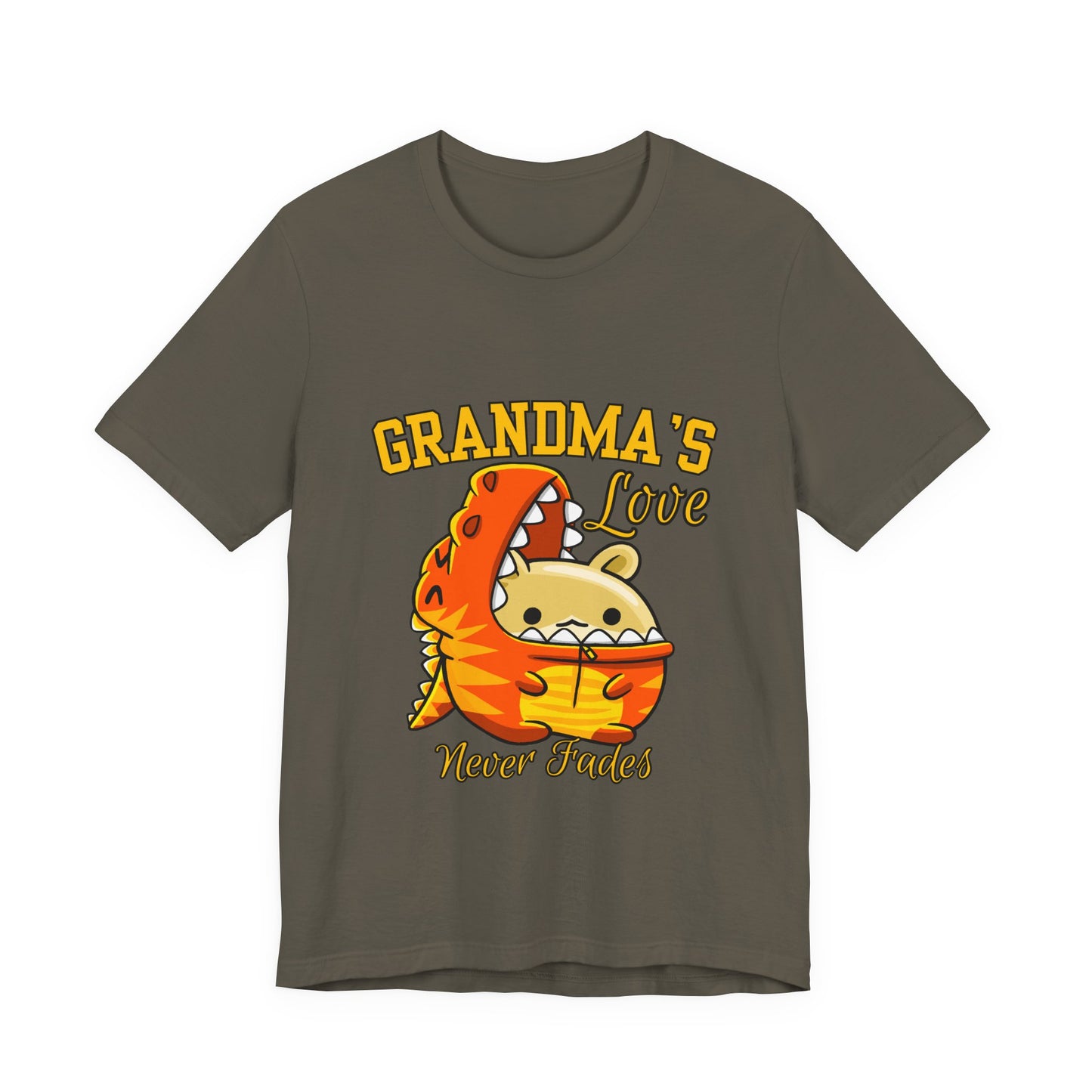 Grandma's Love Unisex Tee, Cute Family T-Shirt, Gifts for Grandma, Birthday Shirt, Summer Casual Wear, Cute Graphic Tee
