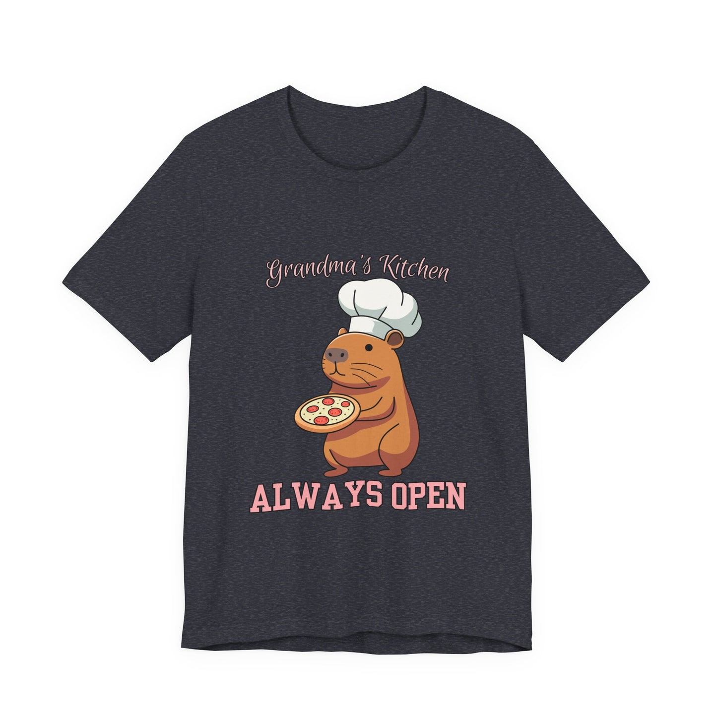 Grandma's Kitchen Unisex Tee | Cute Chef Shirt | Ideal Gift for Food Lovers, Family Gatherings, Birthdays, Home Cooks, Casual Wear