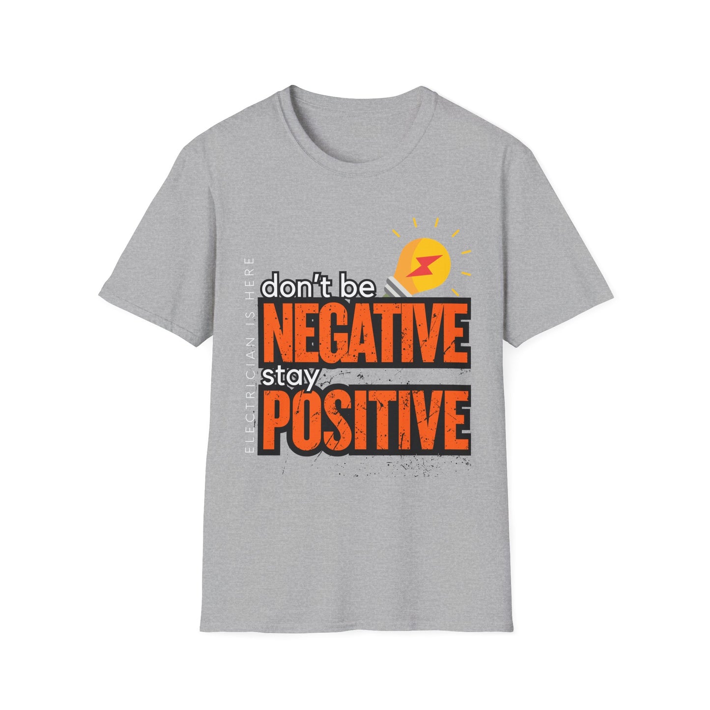 Positive Vibes Unisex T-Shirt, Motivational Quote Tee, Gift for Friends, Casual Wear, Everyday Statement Shirt, Electrician T-shirt