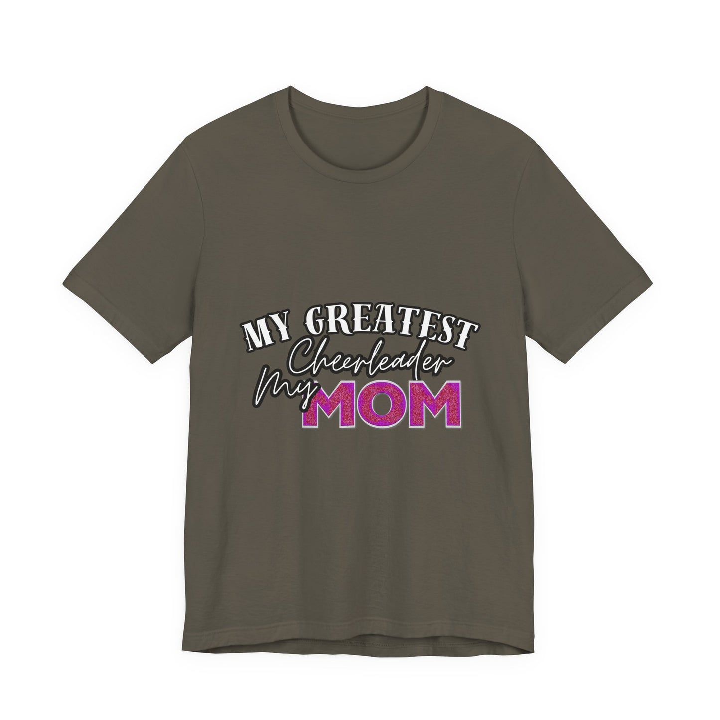 My Greatest Cheerleader Unisex Tee, Mom Gift, Mother's Day Shirt, Funny Family T-Shirt, Gift for Mom, Casual Wear