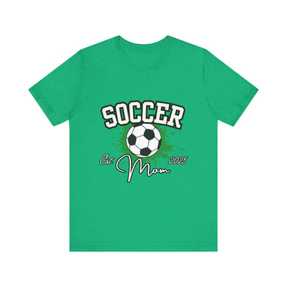 Soccer Mom Pride Unisex Jersey Tee, Sports Shirt, Gift for Soccer Lovers, Casual Wear, Athletic Tee, Soccer Mom Gift