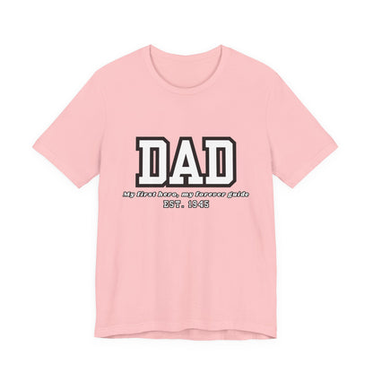 Dad Est. 1986 Unisex Tee - Gift for Father's Day, Birthday Tee, Casual Wear, Family T-Shirt, Dad's Day Out