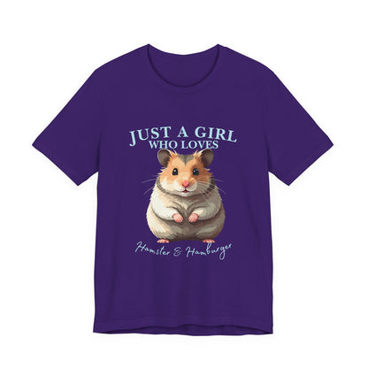 Cute Hamster Lover Tee, Unisex Jersey Short Sleeve Tee, Gifts for Animal Lovers, Pet Owner T-Shirt, Birthday Gift, Hamster Apparel