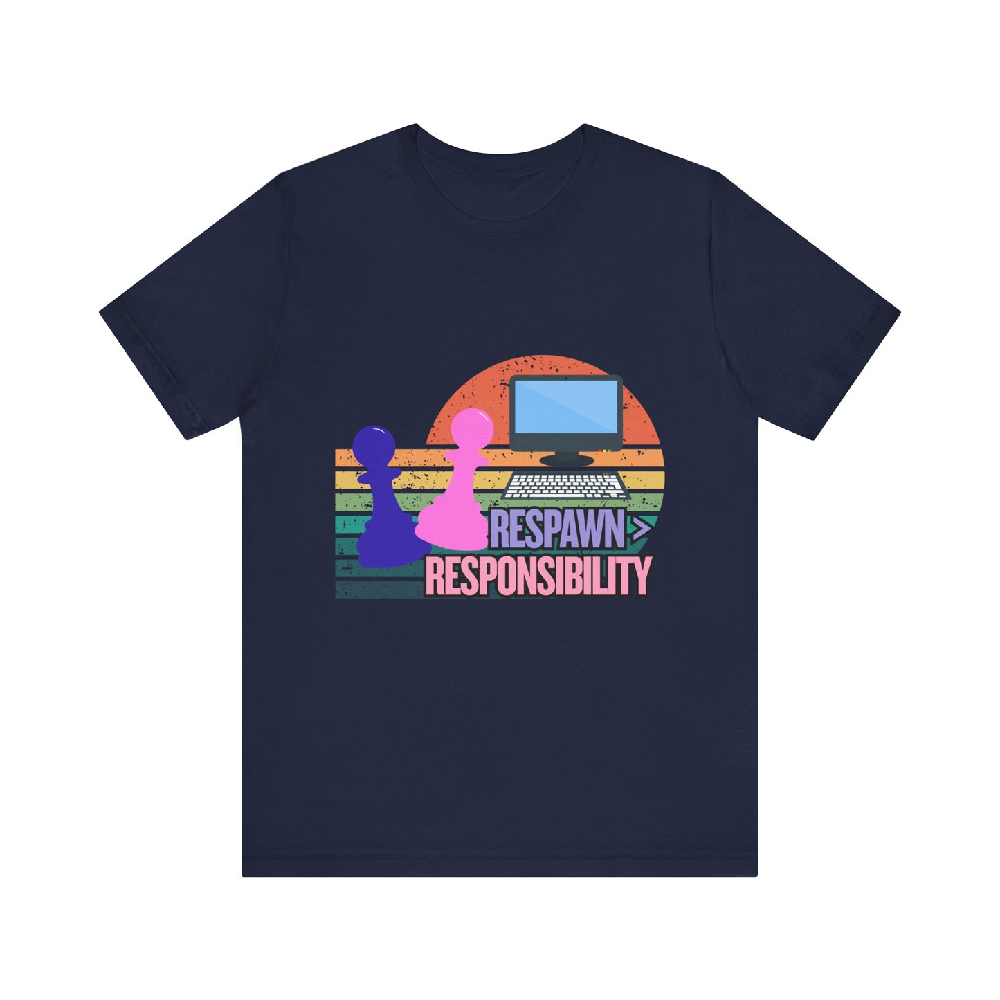 Retro Gaming Tee - Respawn Responsibility T-Shirt for Gamers, Unisex Short Sleeve Jersey, Fun Gift for Birthdays, Holidays, Casual [...]