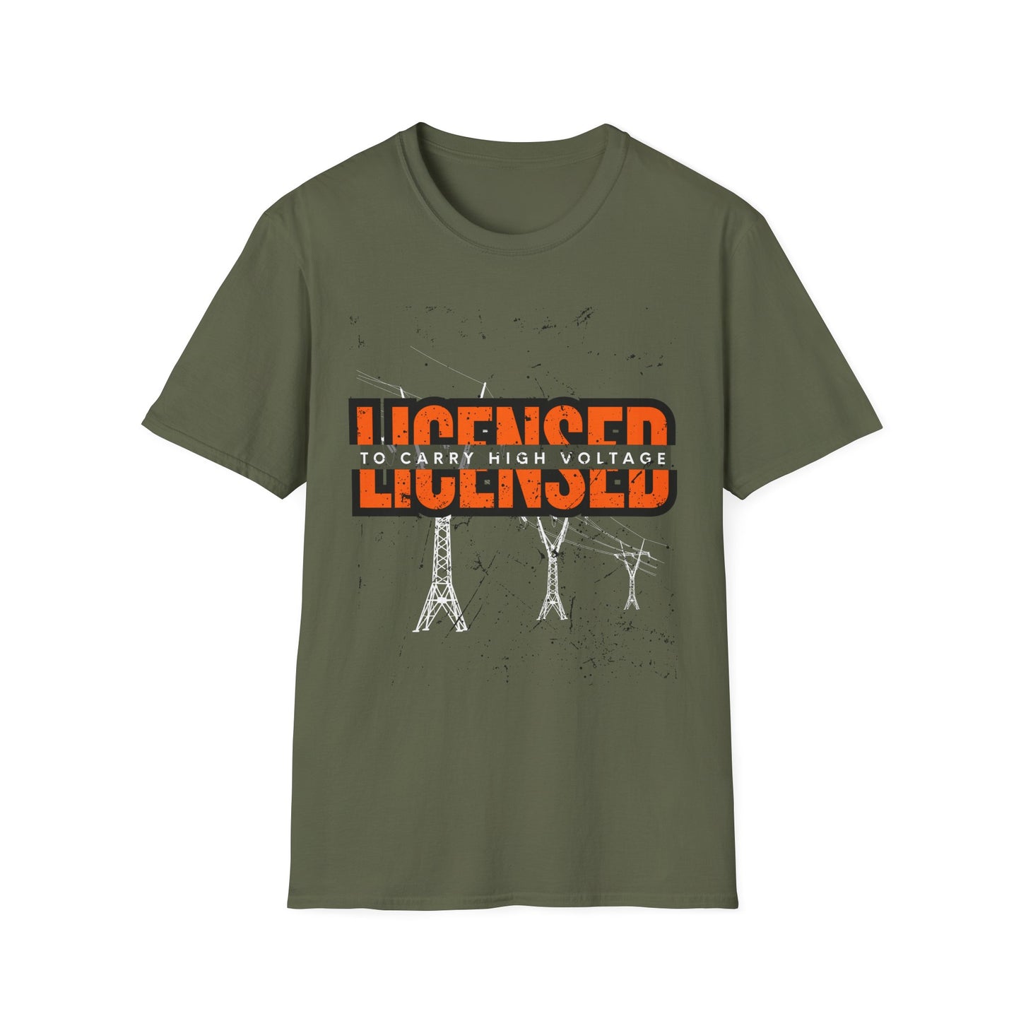 Licensed Electrician Unisex T-Shirt, Casual Wear, Gift for Birthdays, Trendy Electrician Gift, Tradesperson shirt