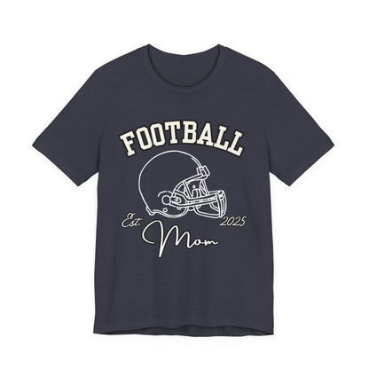 Football Mom Unisex Tee, Sports Fan Shirt, Gift for Moms, Casual Wear, Football Season Apparel, Family Game Day Top