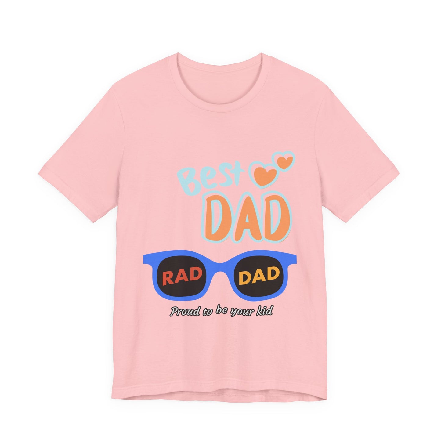 Best Dad Jersey Tee, Unisex T-Shirt, Father's Day Gift, Dad Humor Tee, Sunglasses Design Shirt, Proud to be Your Kid
