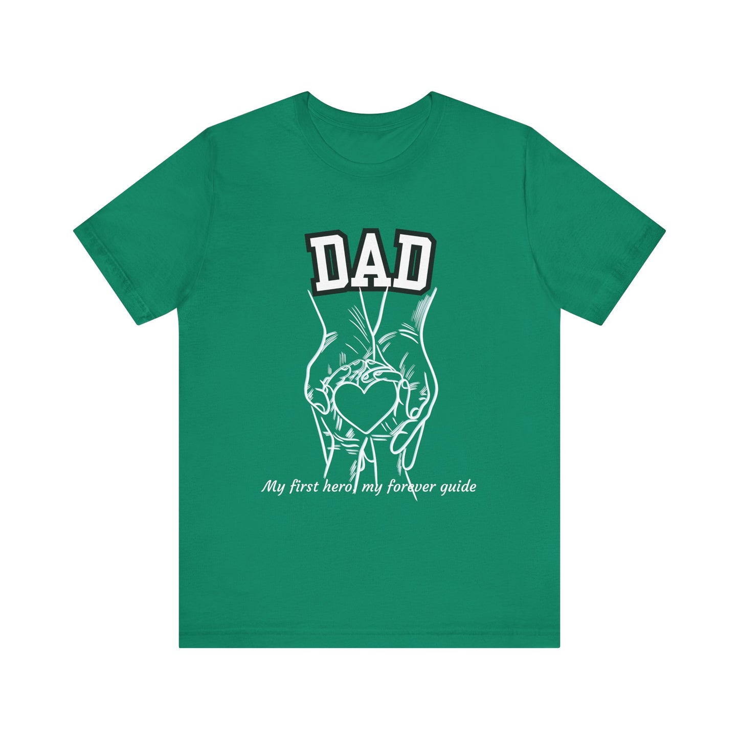 Heartfelt Dad's Love Tee, Gift for Dad, Unisex Tee with Heart Design, Birthday Gift, Casual Wear