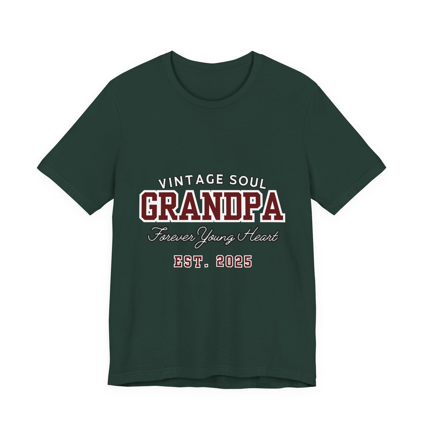 Vintage Soul Grandpa Tee | Perfect Gift for New Grandpas, Father's Day Present, Casual Wear, Family Gatherings, Comfortable Style