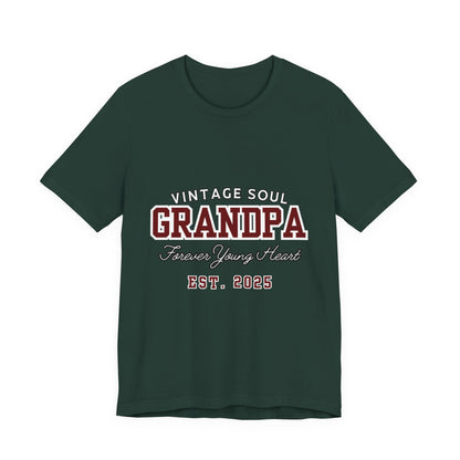 Vintage Soul Grandpa Tee | Perfect Gift for New Grandpas, Father's Day Present, Casual Wear, Family Gatherings, Comfortable Style