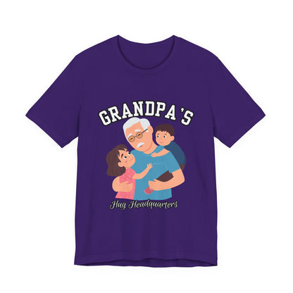 Grandpa's Fun Headquarters Tee | Family Gift, Father's Day, Grandparent's Day, Casual Wear, Cute Graphic Shirt