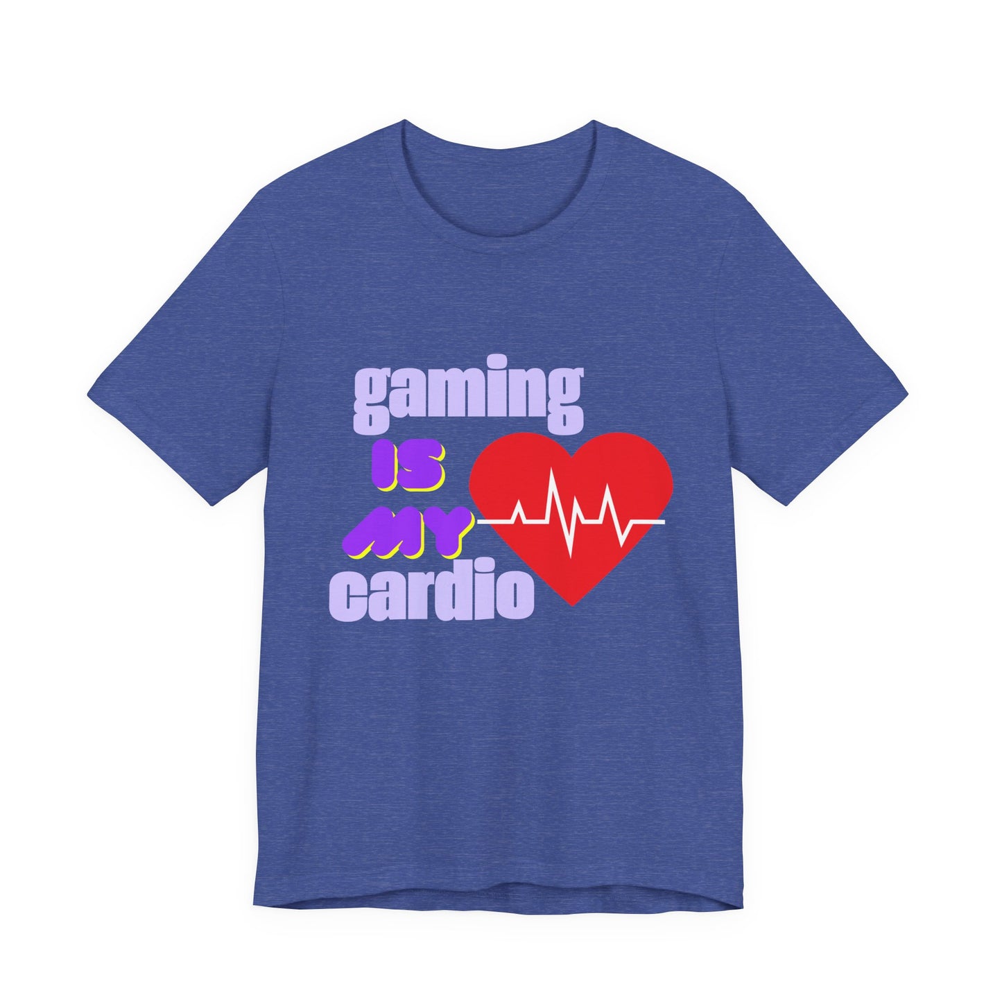 Gaming Is My Cardio Tee, Unisex T-Shirt, Gamer Shirt, Casual Wear, Perfect Gift for Gamers, Fun Graphic Tee