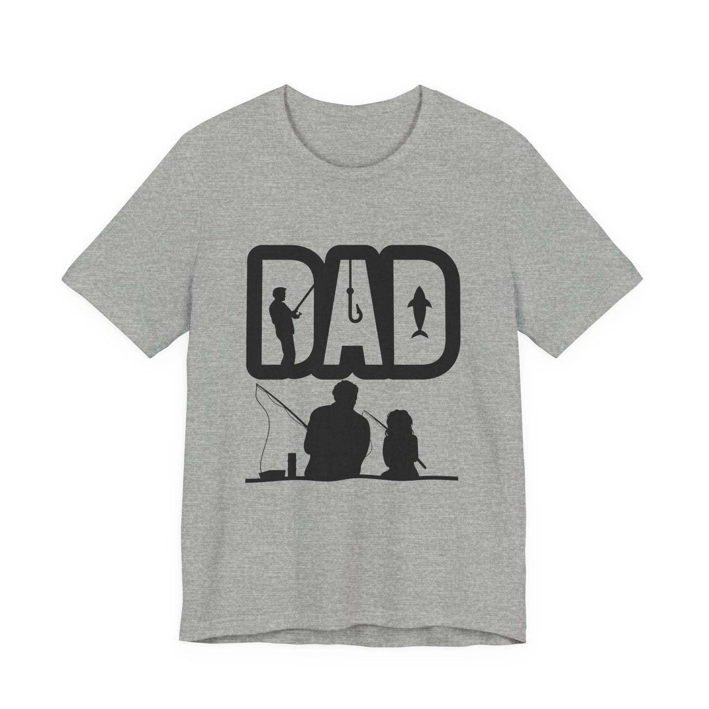 Father and Child Fishing Tee, Perfect Gift for Dads, Fishing Enthusiast Shirt, Father's Day Apparel, Family Bonding Tee