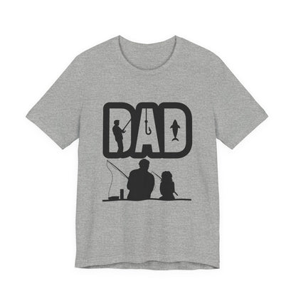 Father and Child Fishing Tee, Perfect Gift for Dads, Fishing Enthusiast Shirt, Father's Day Apparel, Family Bonding Tee