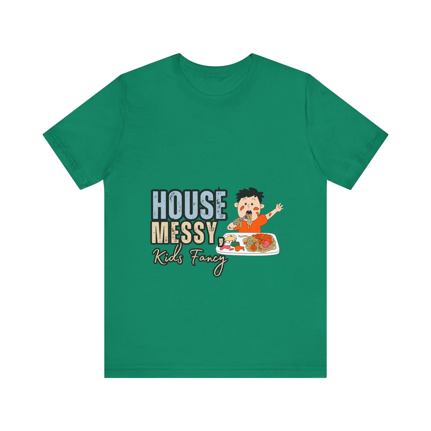Messy House Kids Funny Tee, Unisex Short Sleeve Shirt, Family Humor Gift, Parenting Humor T-Shirt, Kids Mess T-Shirt