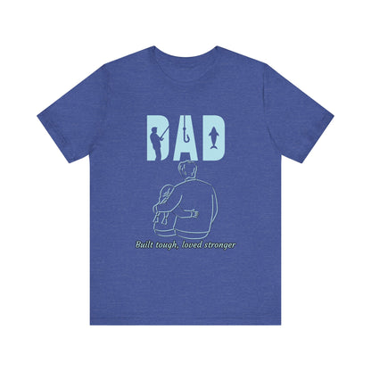 Dad's Love Unisex Tee, Perfect Gift for Father's Day, Birthday, Casualwear, Family Time, Outdoor Adventure