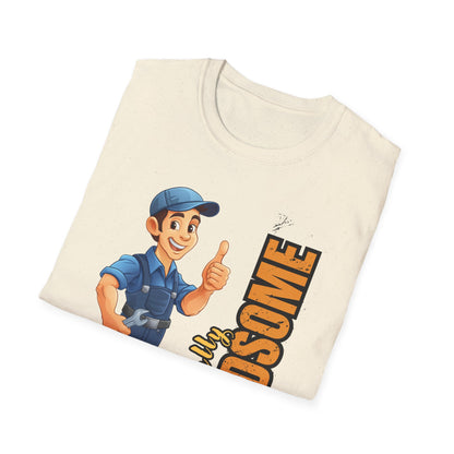 Plumber Handsomeness Unisex T-Shirt | Perfect Gift for Birthdays, Father's Day, Casual Wear, Dad Humor, Softstyle Tee