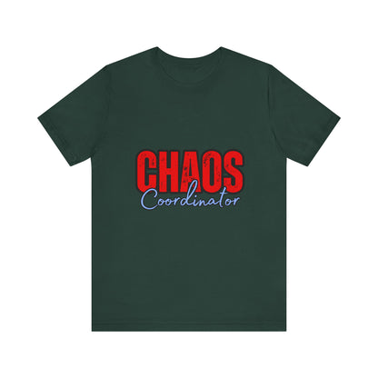 Chaos Coordinator Unisex Jersey Tee | Fun Everyday T-Shirt, Gift for Moms, Family Reunion Wear, Casual Style, Birthday Present