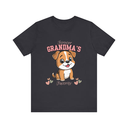 Cute Dog Grandma Tee, Dog Lover Gift, Mother's Day T-Shirt, Pet Lover Top, Unisex Short Sleeve Shirt