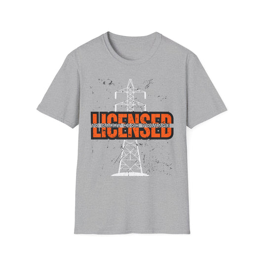 Licensed Electrician Vintage Style Unisex T-Shirt, Casual Wear, Graphic Tee for Everyday Use, Gift for Friends, Trendy Apparel