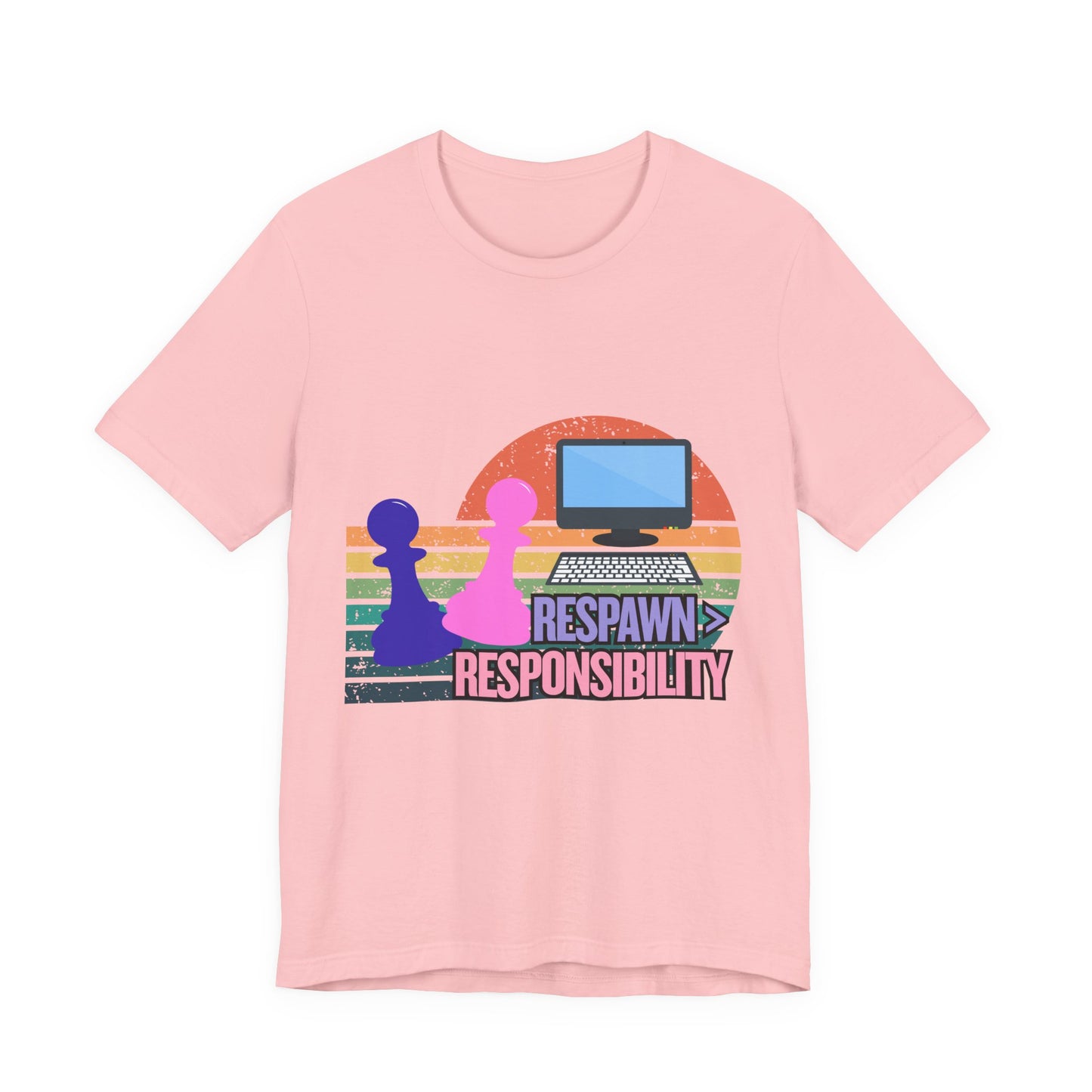 Retro Gaming Tee - Respawn Responsibility T-Shirt for Gamers, Unisex Short Sleeve Jersey, Fun Gift for Birthdays, Holidays, Casual [...]