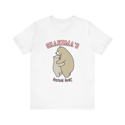 Grandma's Bears Unisex Short Sleeve Tee, Cute T-Shirt for Grandma, Gift for Grandparents, Birthday Gift, Family Matching Outfits