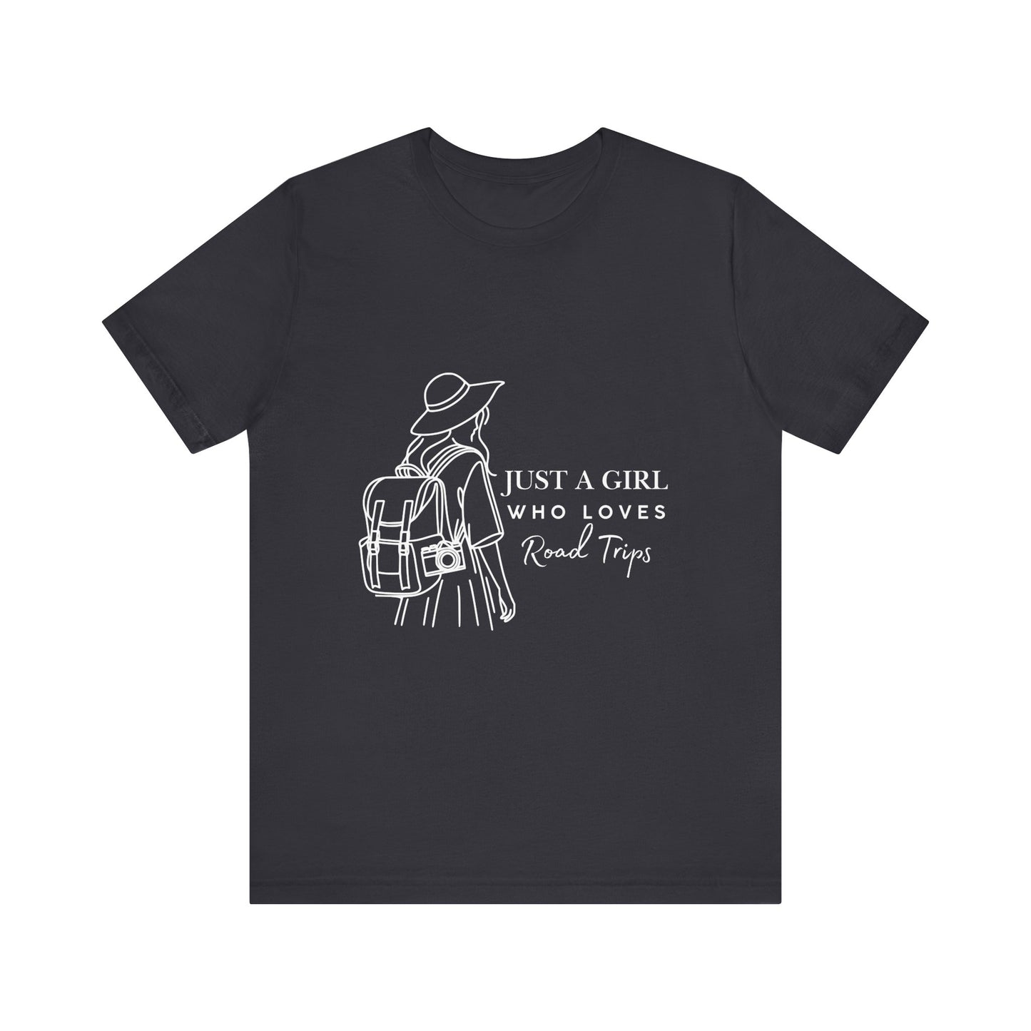 Adventure-Ready Tee for Girls | 'Just a Girl Who Loves Road Trips' | Travel Shirt, Vacation Outfit, Gift for Travelers, Summer [...]