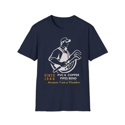 Vintage Plumber T-Shirt, Retro Plumbing Tee, Funny Pipe Fitter Shirt, Gift for Homeowners, Tradesman T-shirt