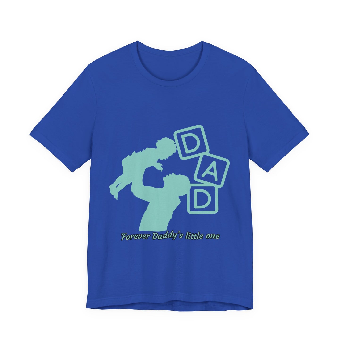 Dad and Child Love Tee, Father's Day Gift, Unisex Jersey T-Shirt, Family Bonding, Casual Wear, Forever Daddy's Little One