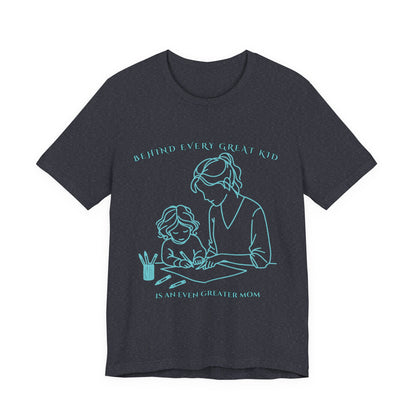 Mom and Child Inspiration Tee, Great Mom T-Shirt, Gift for Moms, Parenting Shirt, Casual Wear, Family Love Top