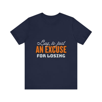 Motivational Fitness Tee, Unisex Jersey Short Sleeve Tee - 'Laziness is just an excuse for losing', Workout Apparel, Gym Shirt, Gift [...]