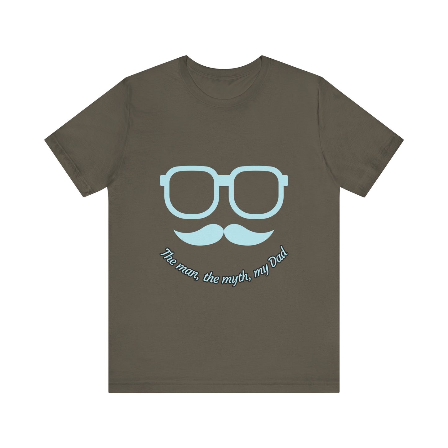 Dad Myth Short Sleeve Tee, Father's Day Gift, Unisex T-Shirt, Funny Dad Shirt, Casual Dad Apparel, Gift for Him