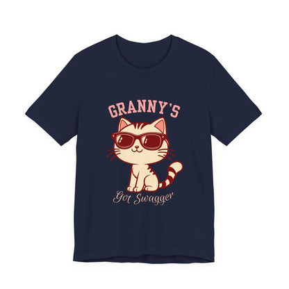 Cool Cat Grandma Tee | Fun Cat Shirt, Gifts for Cat Lovers, Quirky Quote Top, Cat Mom Gift, Casual Wear