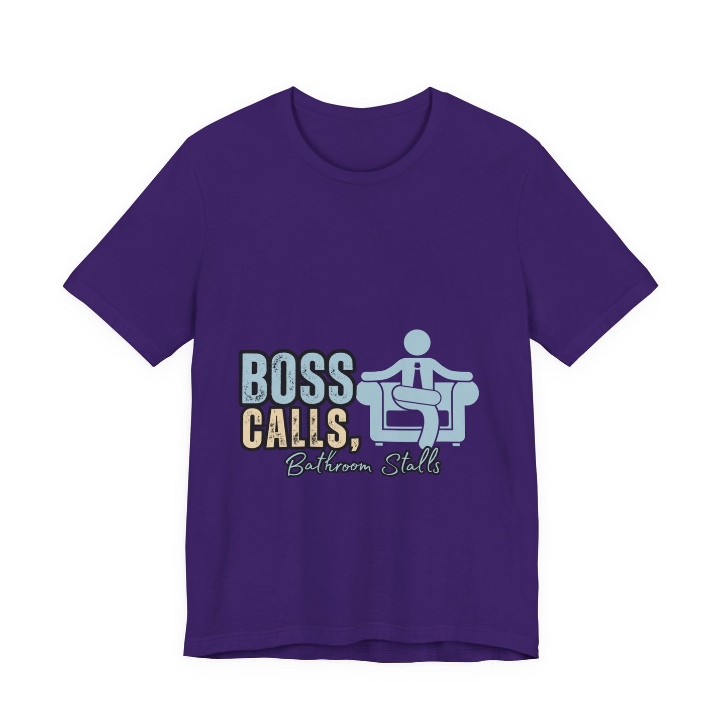 Funny Boss Calls Tee, Office Humor Shirt, Unisex Tee, Gift for Coworkers, Casual Wear, Work From Home Apparel