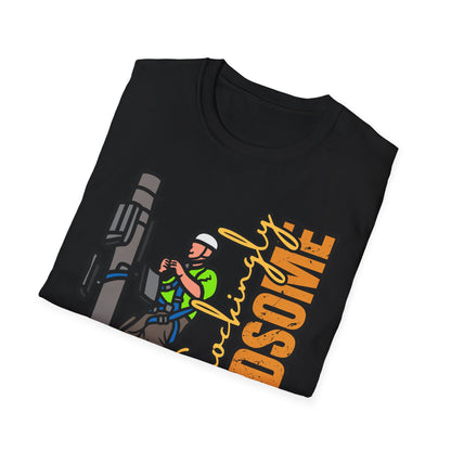 Handsome Lineman T-Shirt, Unisex Softstyle Tee, Great for Gifts, Work Apparel, Casual Wear, Electrician T-shirt, Gift for Electrician
