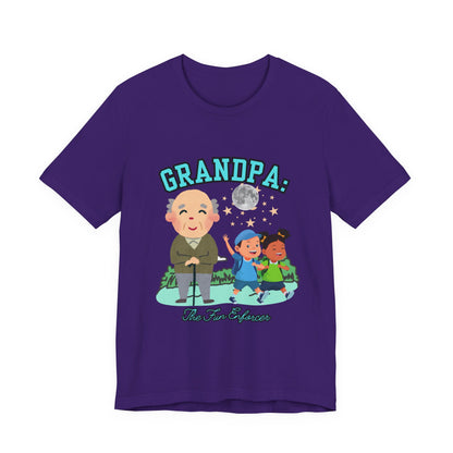 Grandpa's Fun Explorer Tee, Grandfather Gift, Family Reunion Shirt, Cute Kids T-Shirt, Dad Joke Apparel