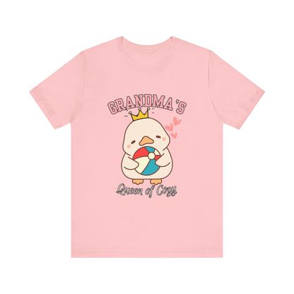 Grandma's Queen of Corgis Tee, Cute Pet Lovers Shirt, Gift for Dog Moms, Unique Grandma Gift, Casual T-Shirt, Fun Animal Tee