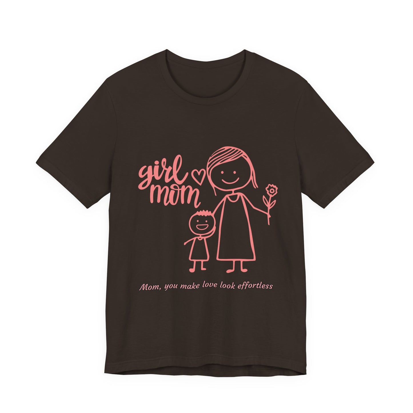 Mom Love Graphic Tee - Cute Mother's Day Gift, Family T-Shirt, Gift for Mom, Cute Apparel, Unisex Shirt