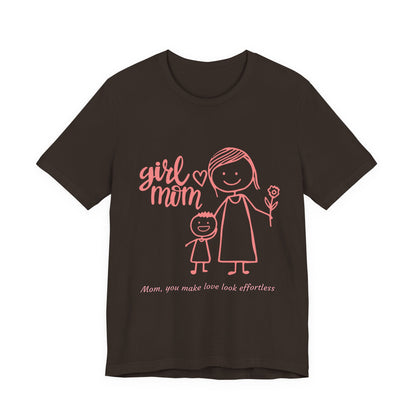 Mom Love Graphic Tee - Cute Mother's Day Gift, Family T-Shirt, Gift for Mom, Cute Apparel, Unisex Shirt