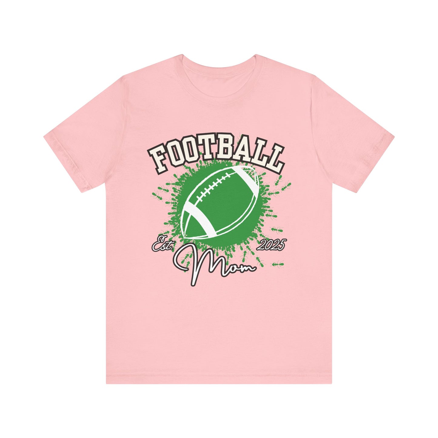 Football Mom Tee, Unisex Short Sleeve T-Shirt, Perfect Gift for Sports Moms, Game Day Apparel, Casual Weekend Wear
