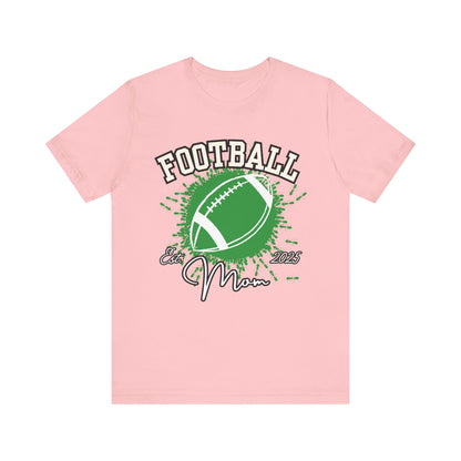 Football Mom Tee, Unisex Short Sleeve T-Shirt, Perfect Gift for Sports Moms, Game Day Apparel, Casual Weekend Wear