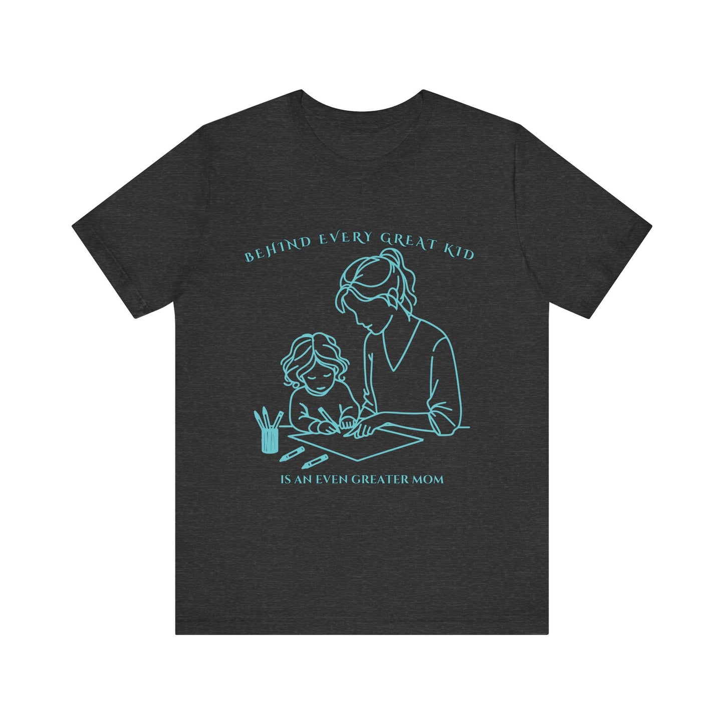 Mom and Child Inspiration Tee, Great Mom T-Shirt, Gift for Moms, Parenting Shirt, Casual Wear, Family Love Top