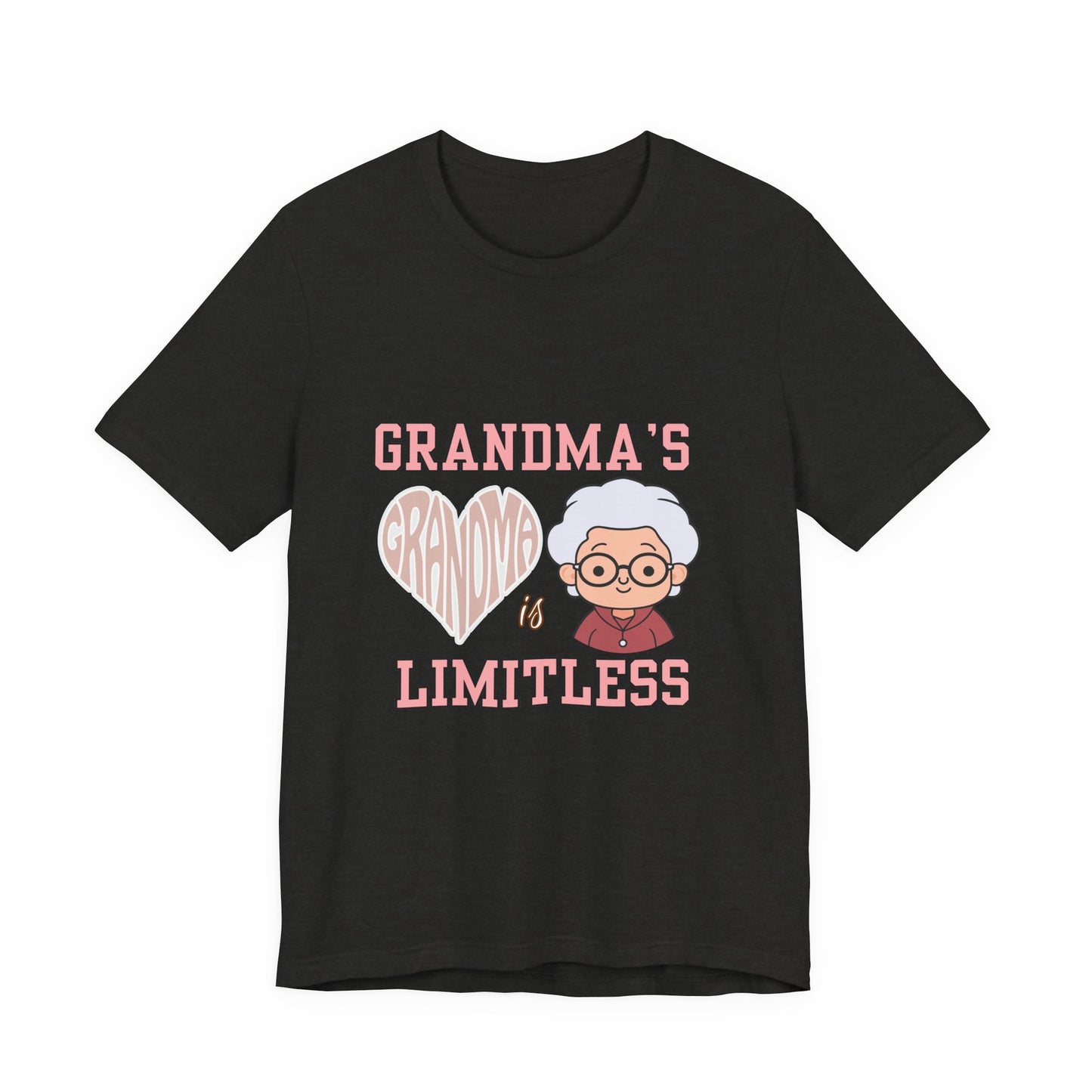 Grandma's Limitless Love Unisex Tee, Cute Grandmother Gift, Family Reunion Shirt, Mother's Day Tee, Comfortable Everyday Wear, [...]