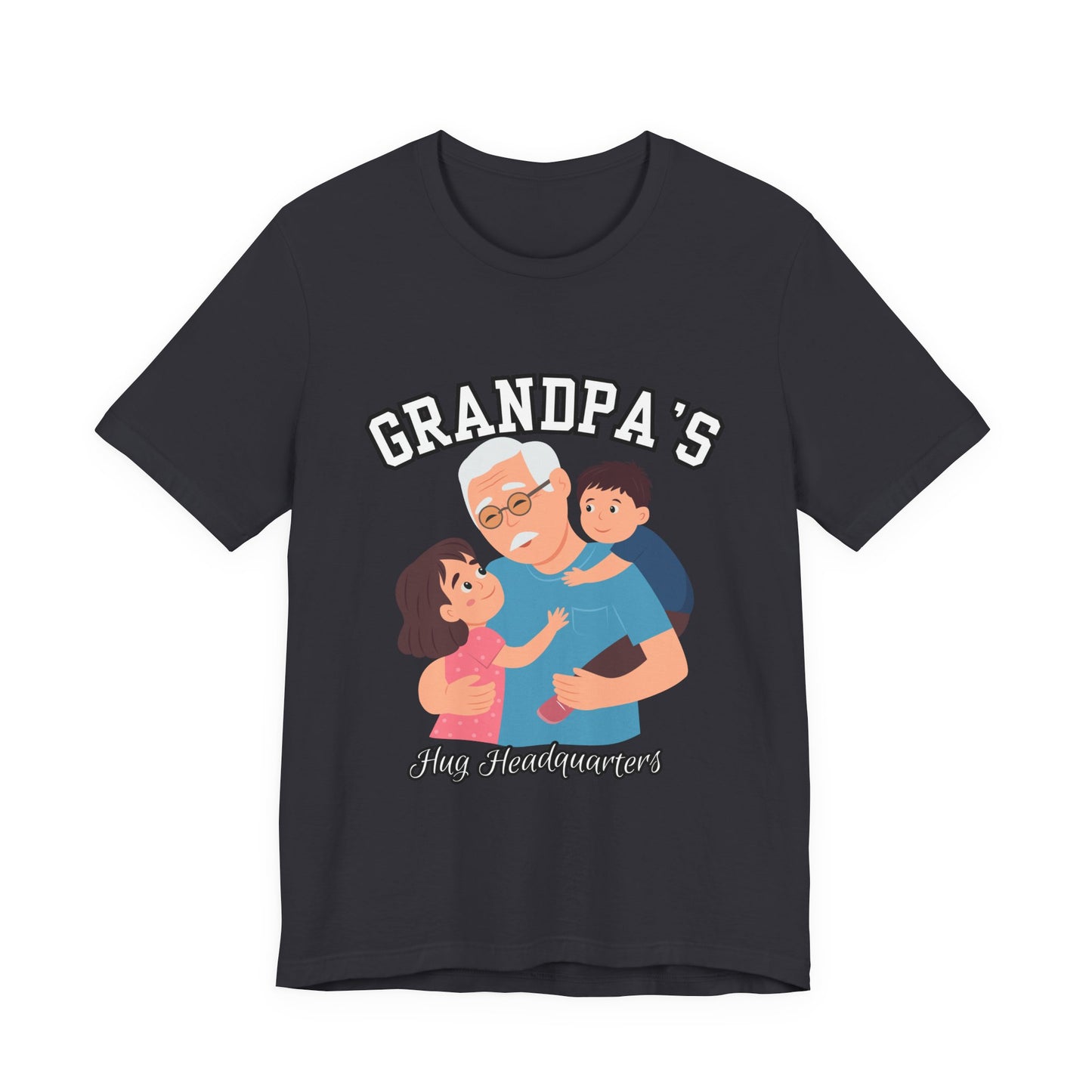 Grandpa's Fun Headquarters Tee | Family Gift, Father's Day, Grandparent's Day, Casual Wear, Cute Graphic Shirt