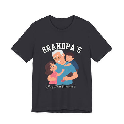 Grandpa's Fun Headquarters Tee | Family Gift, Father's Day, Grandparent's Day, Casual Wear, Cute Graphic Shirt